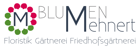 Logo Blumen Mehnert Komplett Dark Trans200