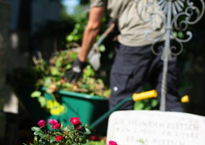 Wer Giesst Und Pflanzt Auf Dem Friedhof